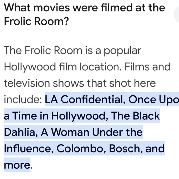 The Frolic Room Cocktails-Glow in Dark - Picture 9 of 11